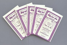 5 NOS 1977 DIPLO Dip-er-do Paper Airplane Doubles Stunt Plane Mike Stone