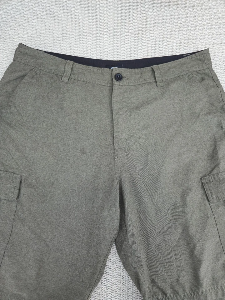 Мужские шорты O'Neill Cargo 36x10 по внутреннему шву зеленые пляжные для походов на открытом воздухе легкие - Изображение 3 из 4