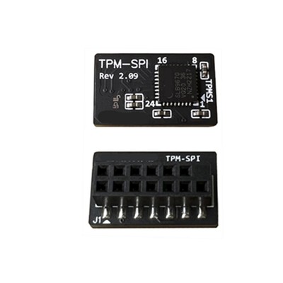 1x TPM 2.0 Security Module Board For Pack SPI Motherboard 14-1 PIN