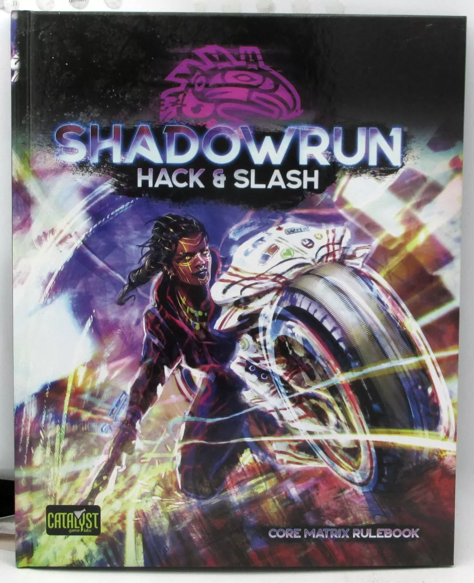 Shadowrun 6E CAT28006 Hack & Slash Core Matrix Rulebook (Book