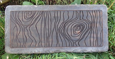 Concrete log bench mold .150 abs plastic mould  31'' x 14'' x 2.5'' thick