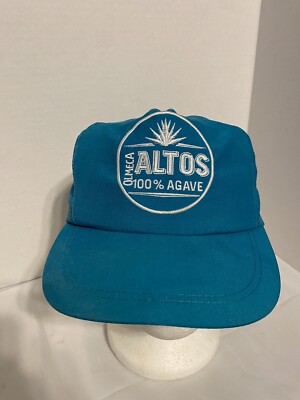 Vintage Olmeca Altos 100% Agave Tequila Promo Trucker Snapback Hat Limited RARE
