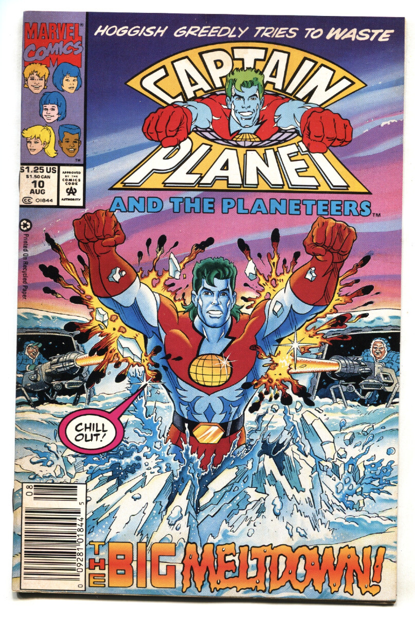 Captain Planet Comic Art