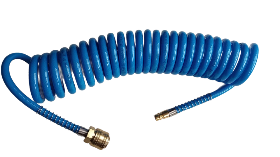 Druckluftschlauch Spiralschlauch Glattschlauch 3 Meter 8 Meter max. 20bar - Bild 1 von 1