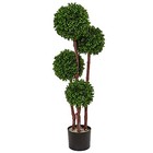 Nearly Natural Faux Silk Topiary Floral Décor