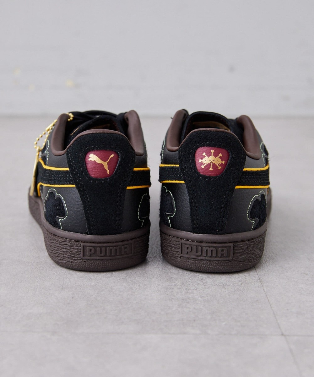Puma Suede One Piece Blackbeard Teech Black Dark Chocolate Shoes