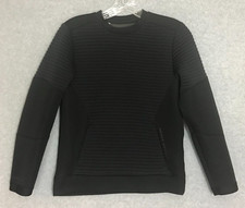 Under Armour Storm Sweater Youth Medium Black ColdGear Long Sleeve Ribbed