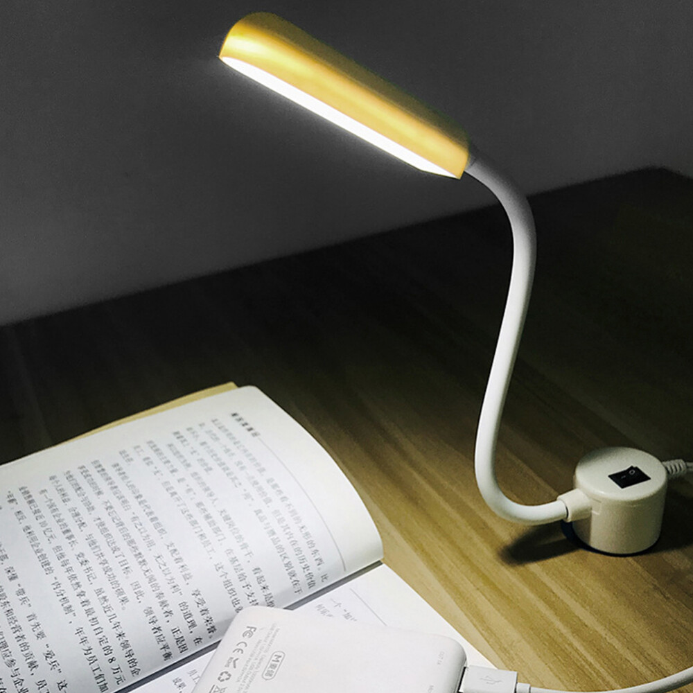 LED COB Flexible Reading Night Light Magnetic Beside Desk Table