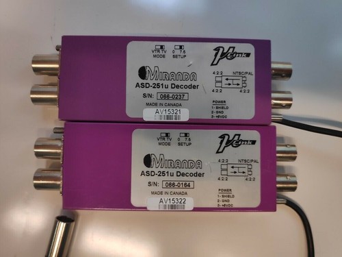 lot of 16 Miranda PicoLink Converter mixed models SDM-251u ASD-251u + - Picture 3 of 5