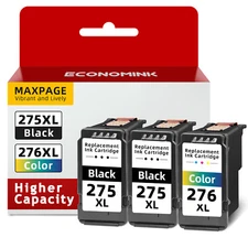 PG-275XL CL-276XL Ink Cartridge Compatible with Canon Pixma TS3522 TR4720 TR4722