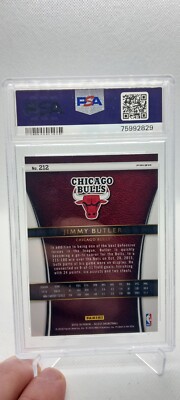 JIMMY BUTLER SILVER PRIZM 2015-16 Select Courtside #212 PSA JIMMY BUTLER SILVER PRIZM 2015-16 Select Courtside #212 PSA
