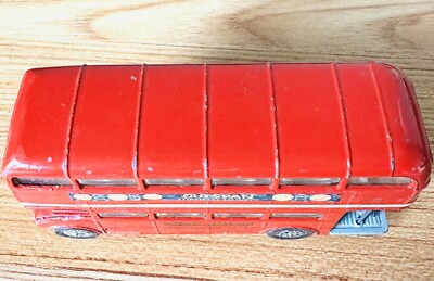 Vintage 904525 Red Corgi Toys Double Decker Bus London Transport