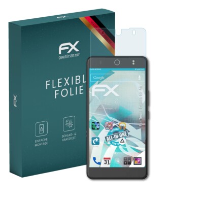 atFoliX 3x Folie für Tecno Camon CX Air Schutzfolie klar&flexibel