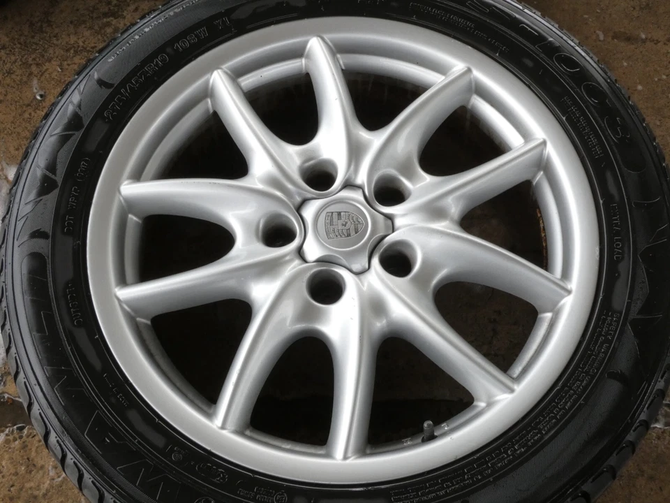 PORSCHE Cayenne 3.2 V6 955 9PA Alufelgen Sommerreifen 9Jx19 ET60 7L5601025B - Bild 4 von 4