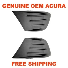 Acura ILX 2016-2018 Bumper Fog Light Grill Grille Side LH RH  Cover OEM NEW SET