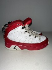 Nike Air Jordan 9 Retro PS Youth White Gym Red Size 13C 401811-160 Shoe Sneakers