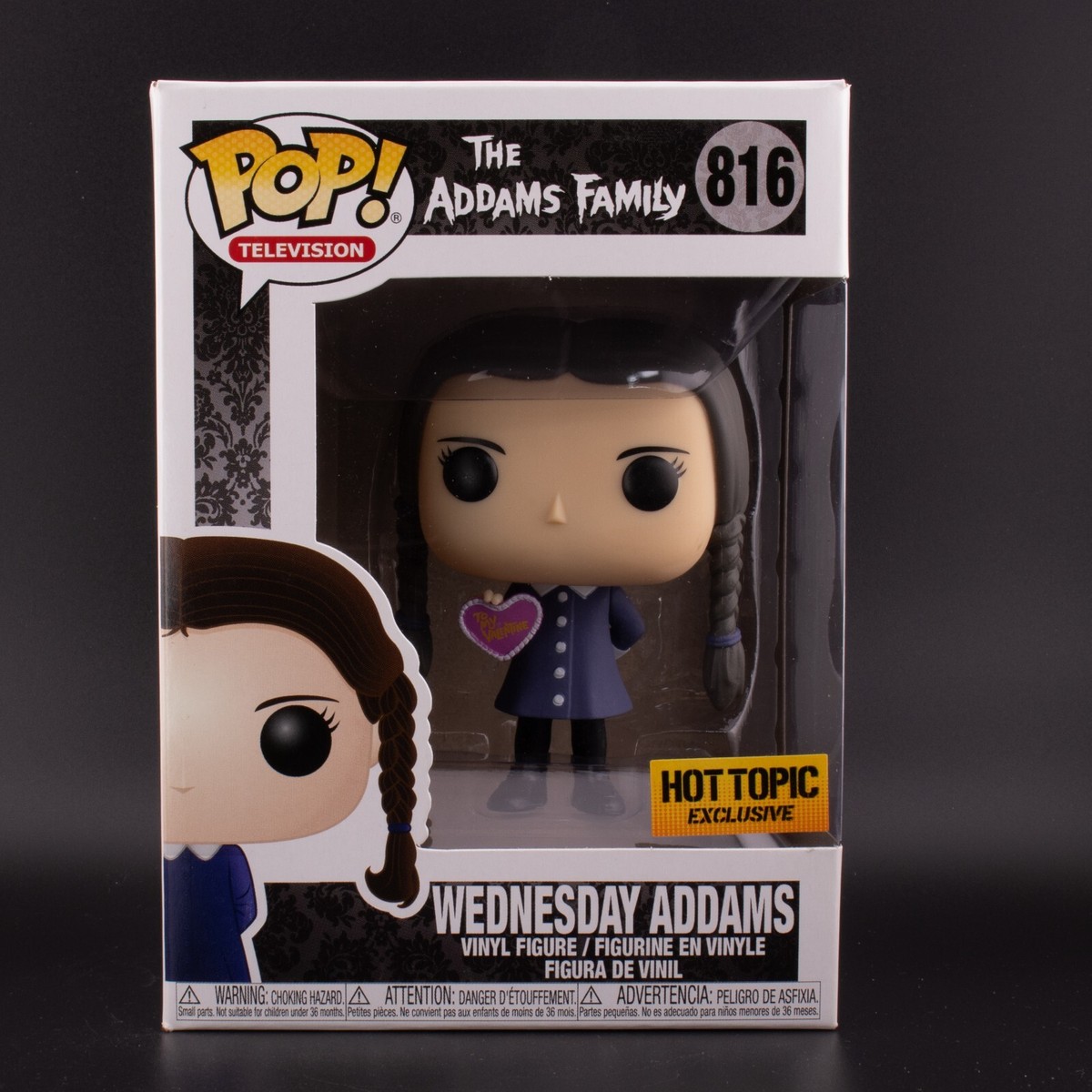 完売品 The ADDAMS Family WEDNESDAY 816 The Addams Family #816 Wednesday Addams Hot Topic Exclusive