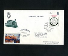 GB FESTINIOG RAILWAY CO FDC 1977 8th Jun Heads of Govt Porthmadog CDS   S+6y++++