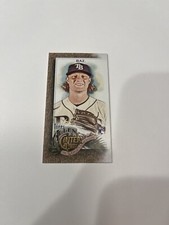 2022 Allen and Ginter Base Mini Gold Border #7 Shane Baz - Tampa Bay Rays