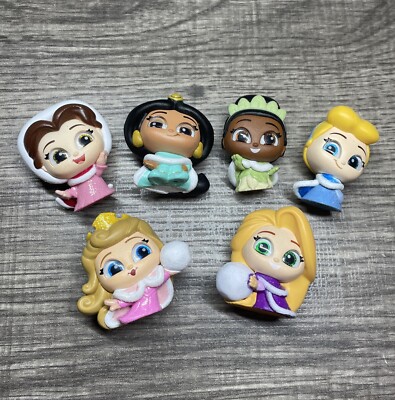 Disney Doorables Series 12 Pixel Perfect Complete Disney Princesses Set Of 6