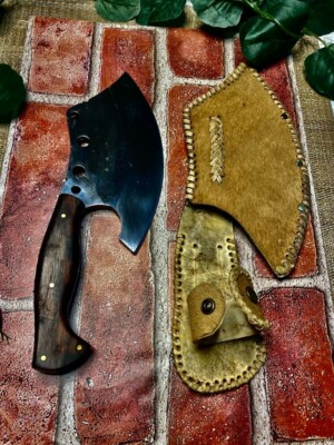 Cleaver Handmade Polished Steel Chopper Axe Monterey