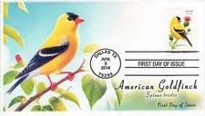 AO-4890-2, 2014, Songbirds, First Day Cover, Add-on Cachet, Standard Postmark, A