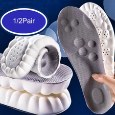 Men Women Insoles Shock Absorption Breathable Orthopedic Massaging Shoe Inserts