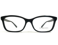 Burberry Eyeglasses Frames B2249-F 3001 Black Gold Cat Eye Rectangular 54-16-140