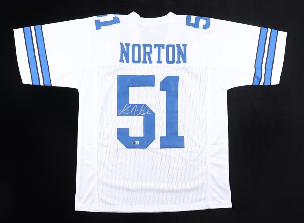 Ken Norton Jr. Autographed Signed Dallas Cowboys Jersey (Beckett) 3Super Bowl Champion 