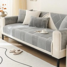 Plush Sofa Cushion Universal Sofa Cover Room Non-slip Soft Couch Slipcovers
