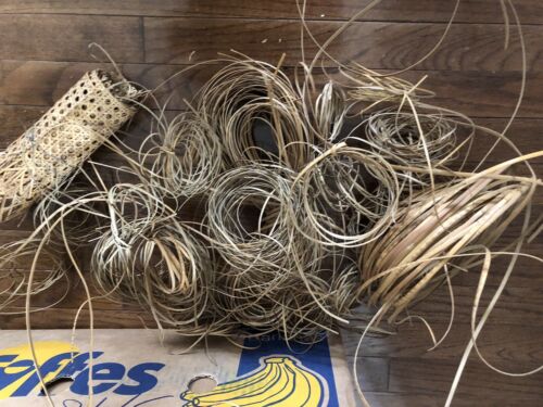 VINTAGE LARGE LOT Real Rattan Weave Cane / Caning Material Furniture Repair NEW! - Picture 3 of 6