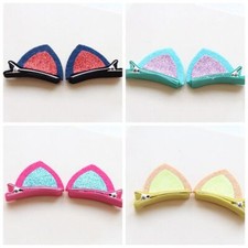 Cat Ears Metal Hairpins - Children Fashion Headwear Accessories Girls Hair Clips