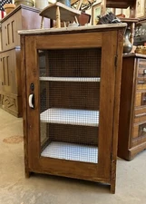 Early 20th Century Large Wire Mesh Meat/Cheese Safe/Cabinet From Germany