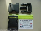 2 SETS OF 2" BLACK HEAVY DUTY SCUBA QUICK RELEASE BUCKLES TOP QUALITY