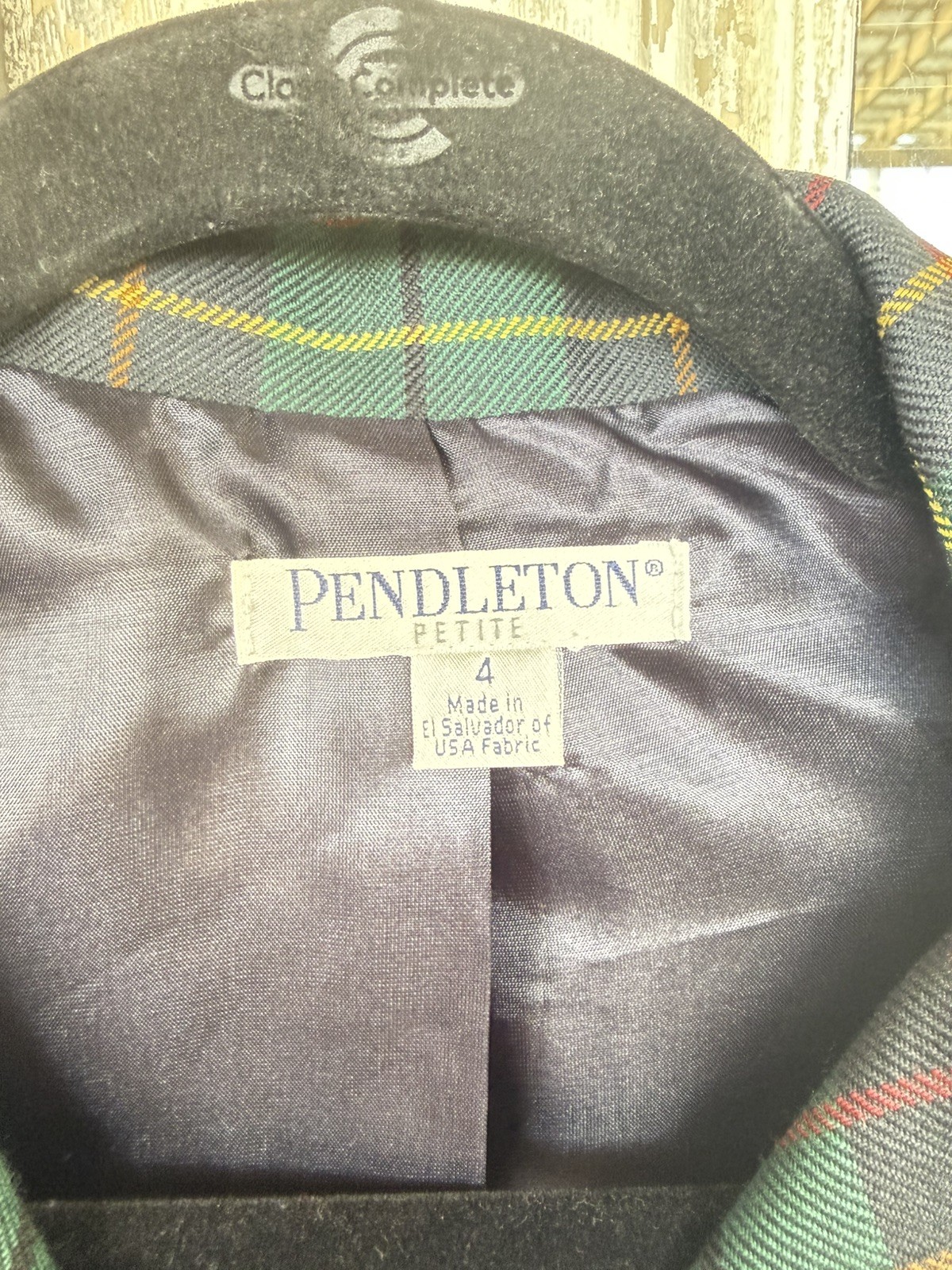 Pendleton Blazer Size 4 Double Breasted Jacket 10… - image 6