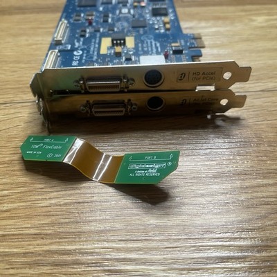 Avid / Digidesign HD Accel Core PCle and 1 HD Accel Cards With 1 Flex Cables