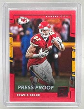 Travis Kelce 2017 Panini Donruss #129 Press Proof Red