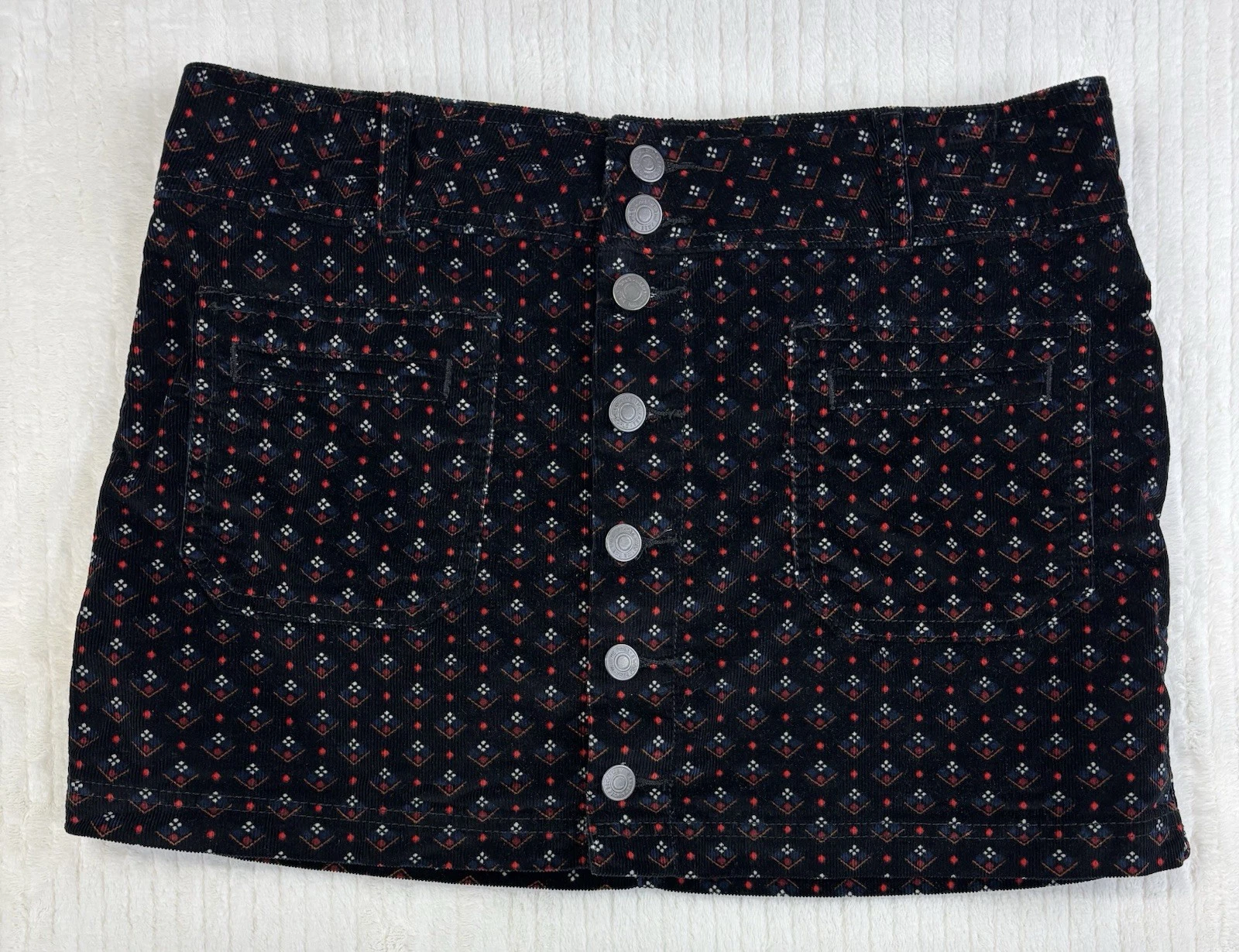 We The Free Thirty Corduroy Skirt Button Down Front Mini Measurements In Photos