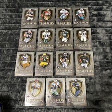 2025 Topps Chrome Legends of the Gridiron Football Card Lot of 15! Brady Rice