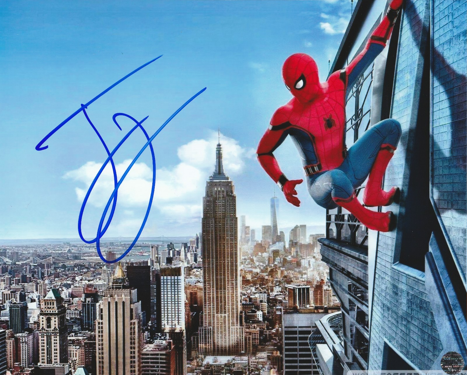 Tom Holland Signed Autographed Spider-Man 8x10 Photo/COA/Matching Hologram