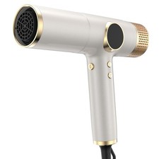 Dual Voltage Travel Hair Dryer with Diffuser - Professional High-Speed Ionic