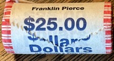 2010 Franklin Pierce Roll Presidential Dollar UNCIRCULATED 25 Coins
