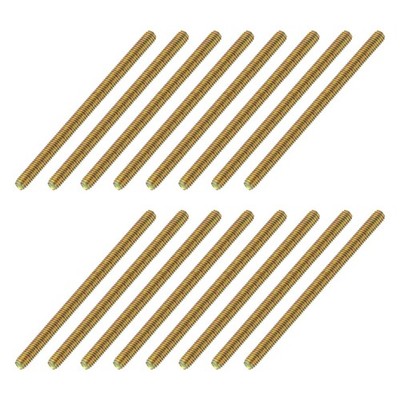 16 Pack Fully All Threaded Rod 5/16'' Thread, 5'' Length, Thread Screw