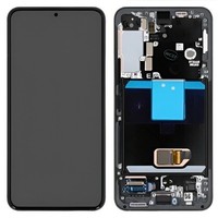 100% Original Samsung Galaxy S22 S901B Display Bildschirm Mit Rahmen Grau