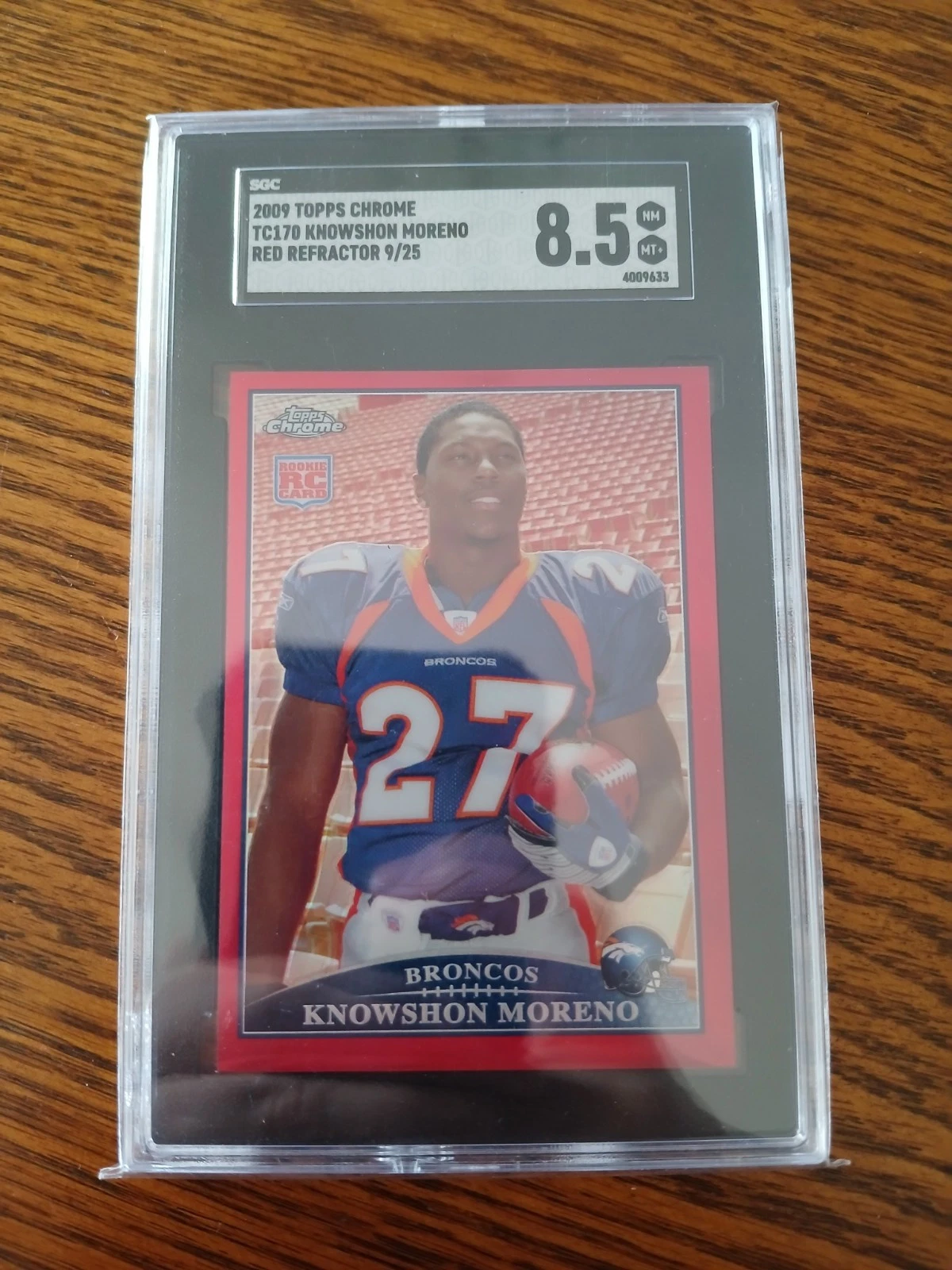 Knowshon Moreno Topps Chrome #TC170 Refractor