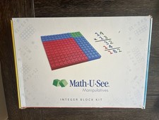 Math-U-See Integer Block Kit Homeschool Math Manipulatives Set