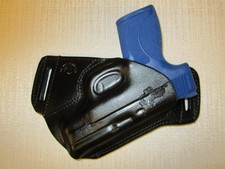 Braids Holsters Fits Sw Mp Shield 3.3 45 Cal. Formed Leathersob Owb Holster