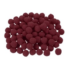 Pom Felt Balls Fabric 1cm 10mm Maroon for Crafts Project DIY 100 Pcs