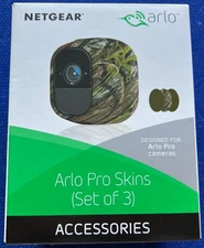 NEW Sealed Netgear Arlo PRO camera  Silicone Skins Green & Camouflage Set 3 READ