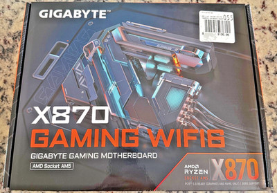 GIGABYTE X870 GAMING WIFI6 AMD AM5 ATX Motherboard   NEW IN BOX